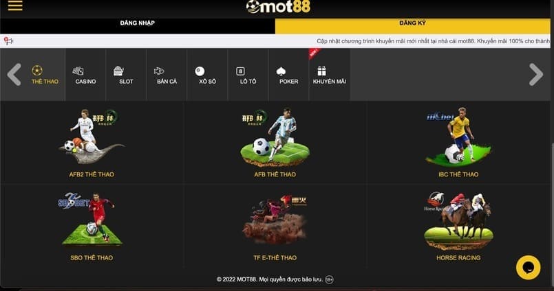 Mot88 bet có sẵn những game cược nào dành cho người chơi