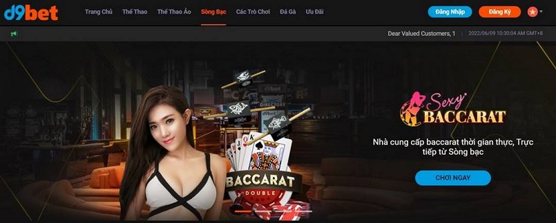 Hạng mục cá cược Casino trực tuyến
